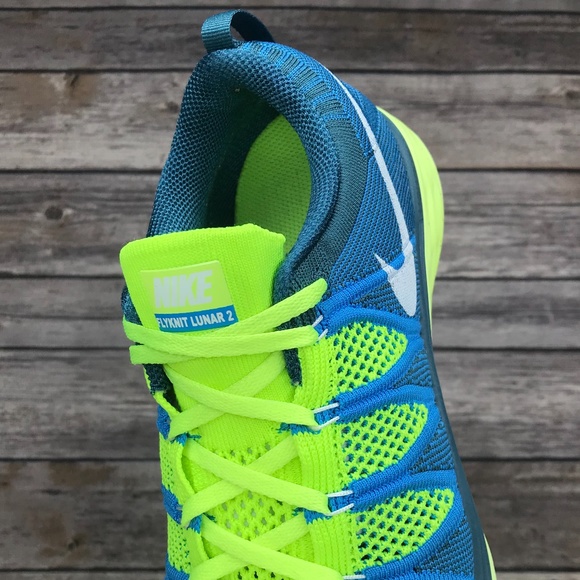 Nike Flyknit Lunar 2 Running Jogging Athletic Shoe - Picture 6 of 9